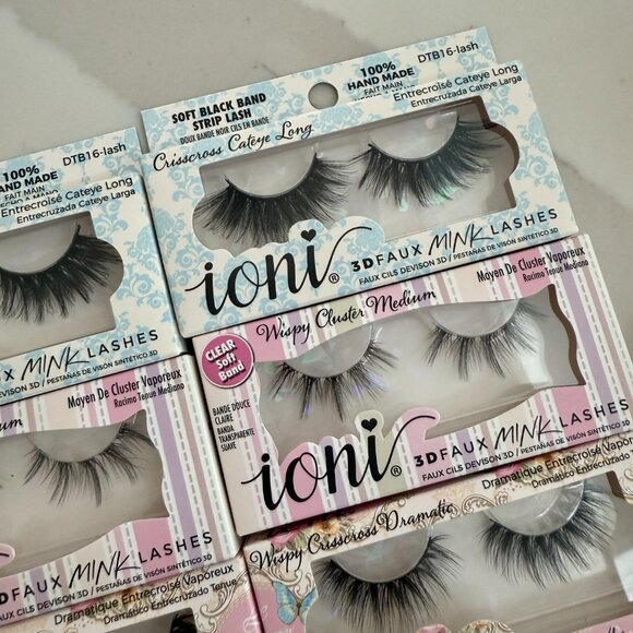 IONI 3D FAUX MINK LASHES X2 - Picture 3 of 3